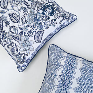 Euphotir Block Printed Cushion Set of 2