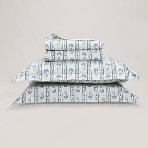 Tulip Serenade 300 TC Luxury Cotton Sheets – Premium Printed Bedsheet Set