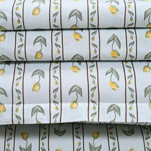 Tulip Serenade 300 TC Luxury Cotton Sheets – Premium Printed Bedsheet Set
