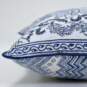 Euphotir Block Printed Cushion Set of 2