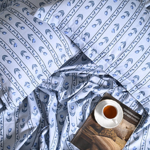 Tulip Serenade 300 TC Luxury Cotton Sheets – Premium Printed Bedsheet Set