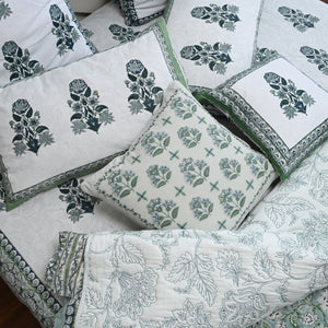 Hanami Embroidered Quilted Coverlet