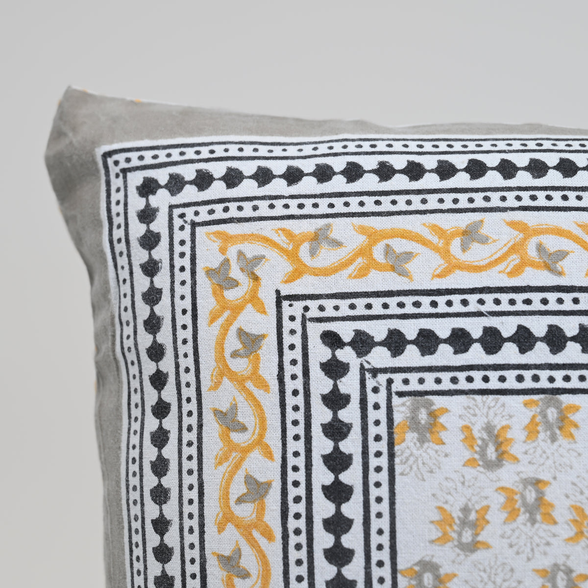 Sienna Border – Block Printed Cushion Covers | Pack of 2