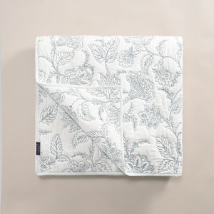 Hanami Embroidered Quilted Coverlet