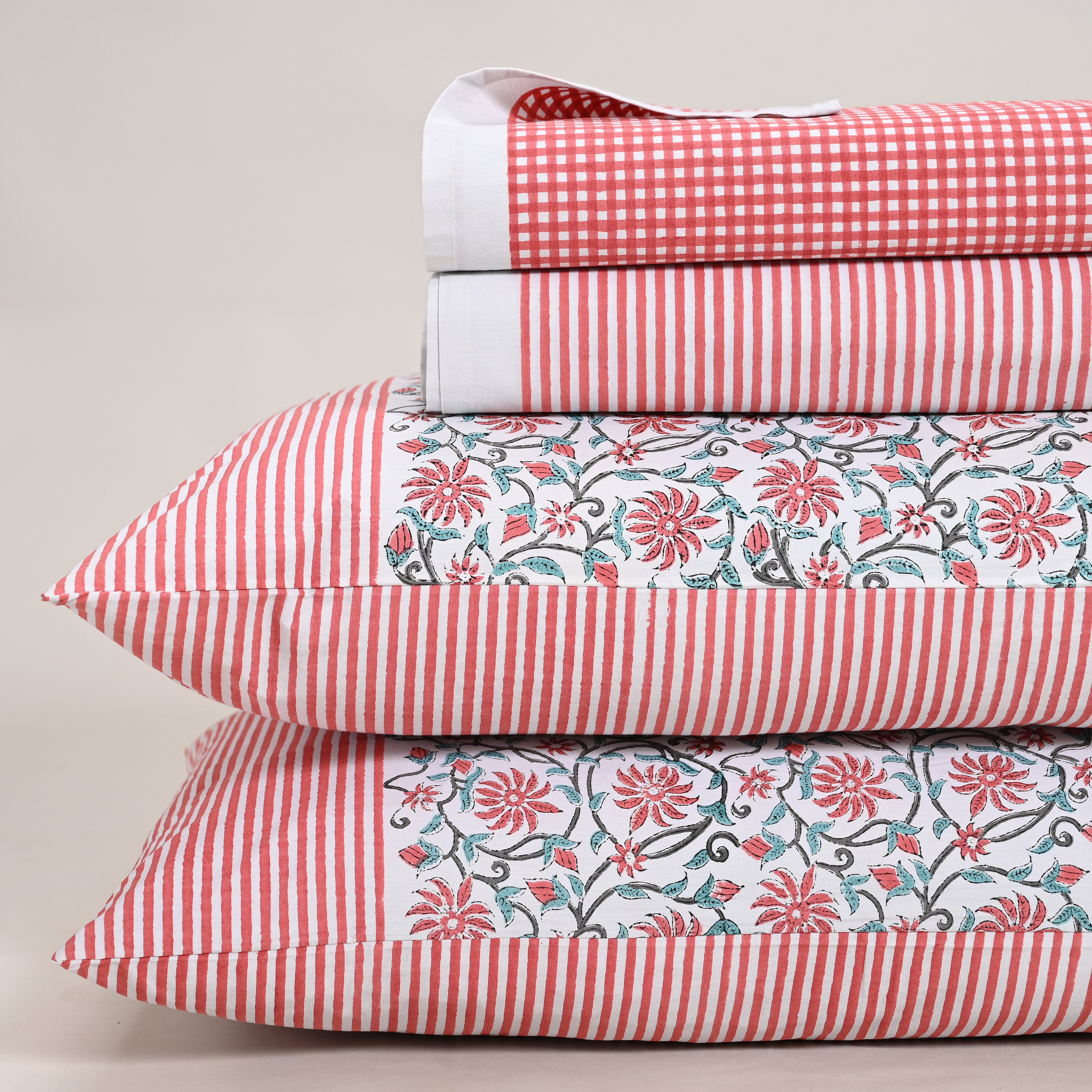 Kusum Block Printed Bed Sheet