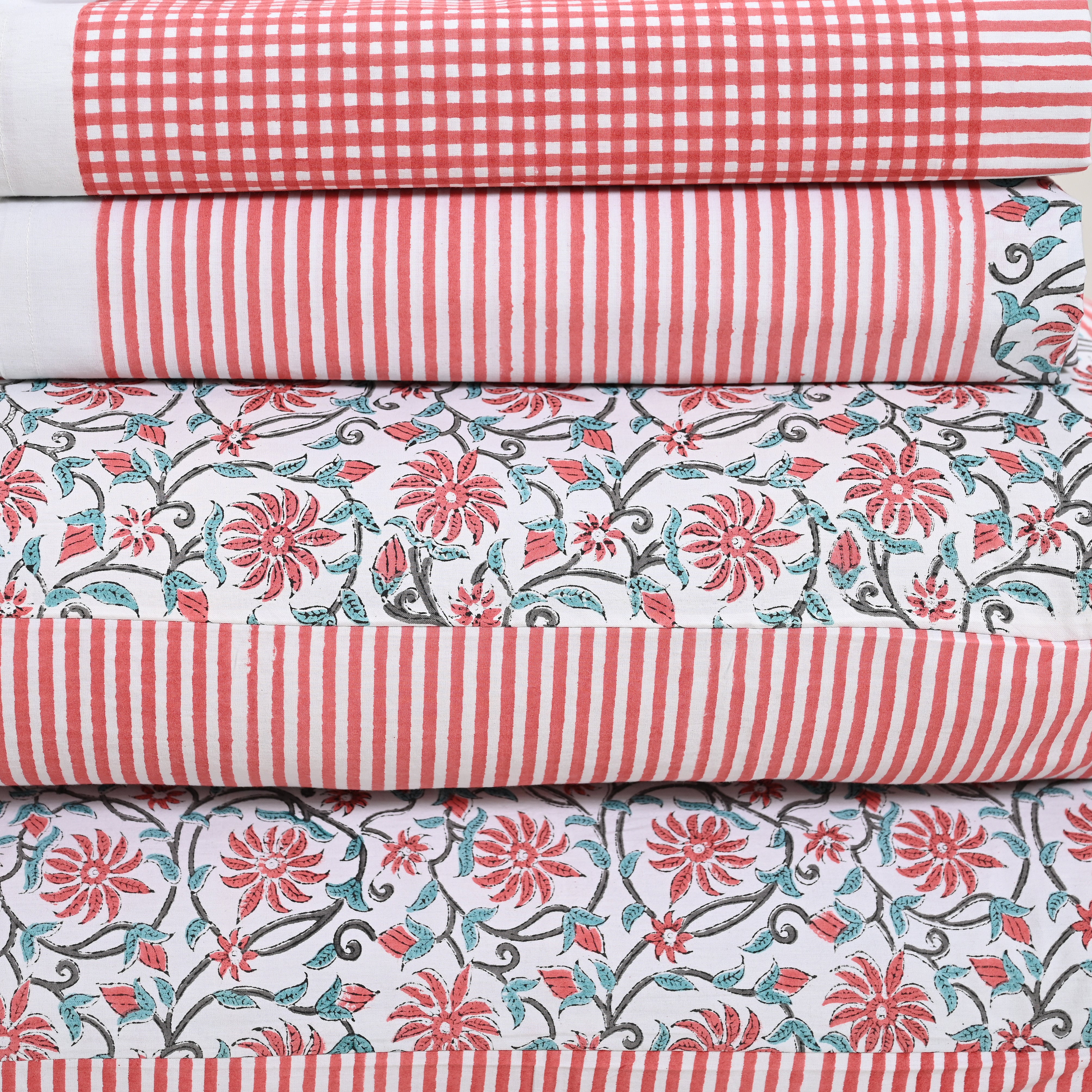 Kusum Block Printed Bed Sheet