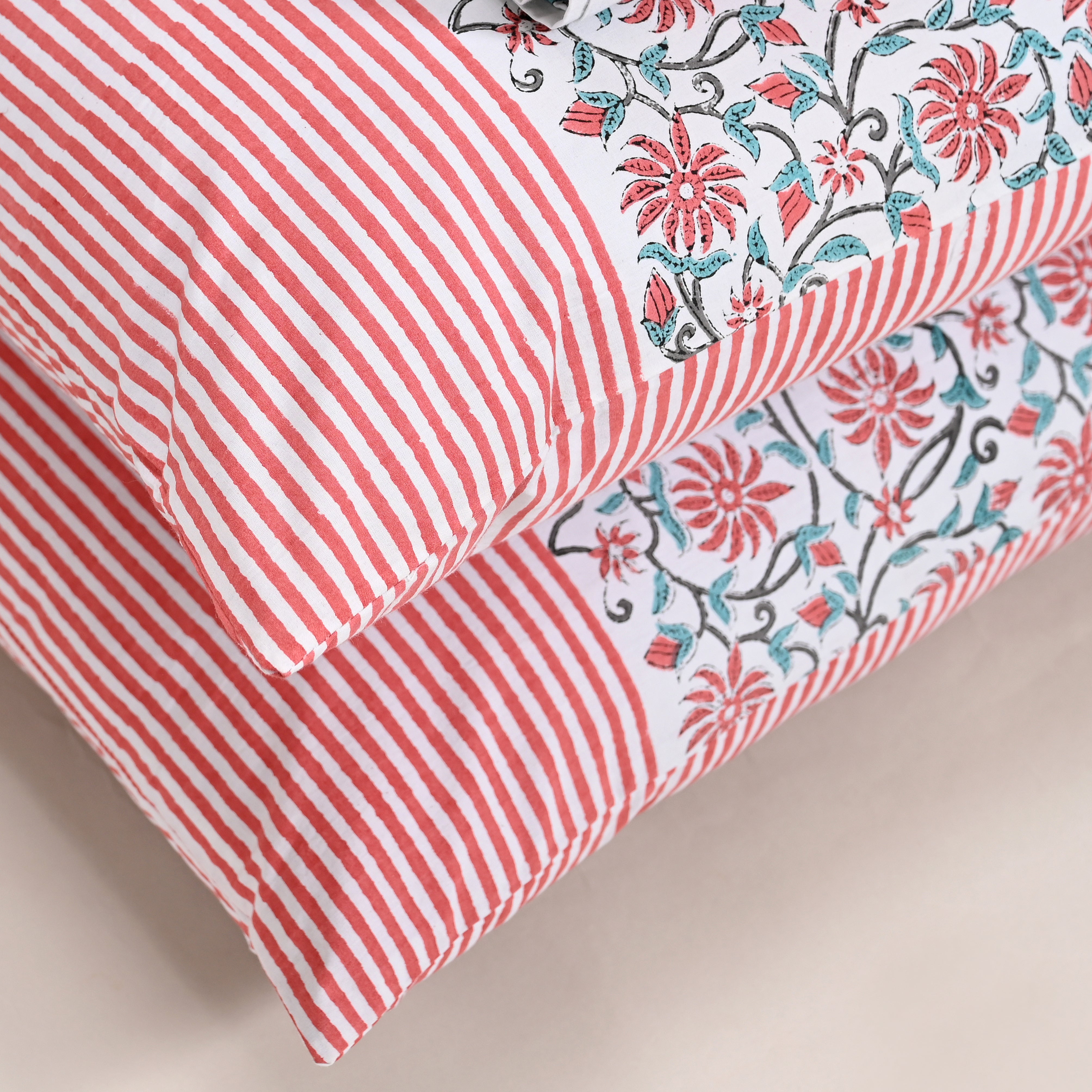 Kusum Block Printed Bed Sheet