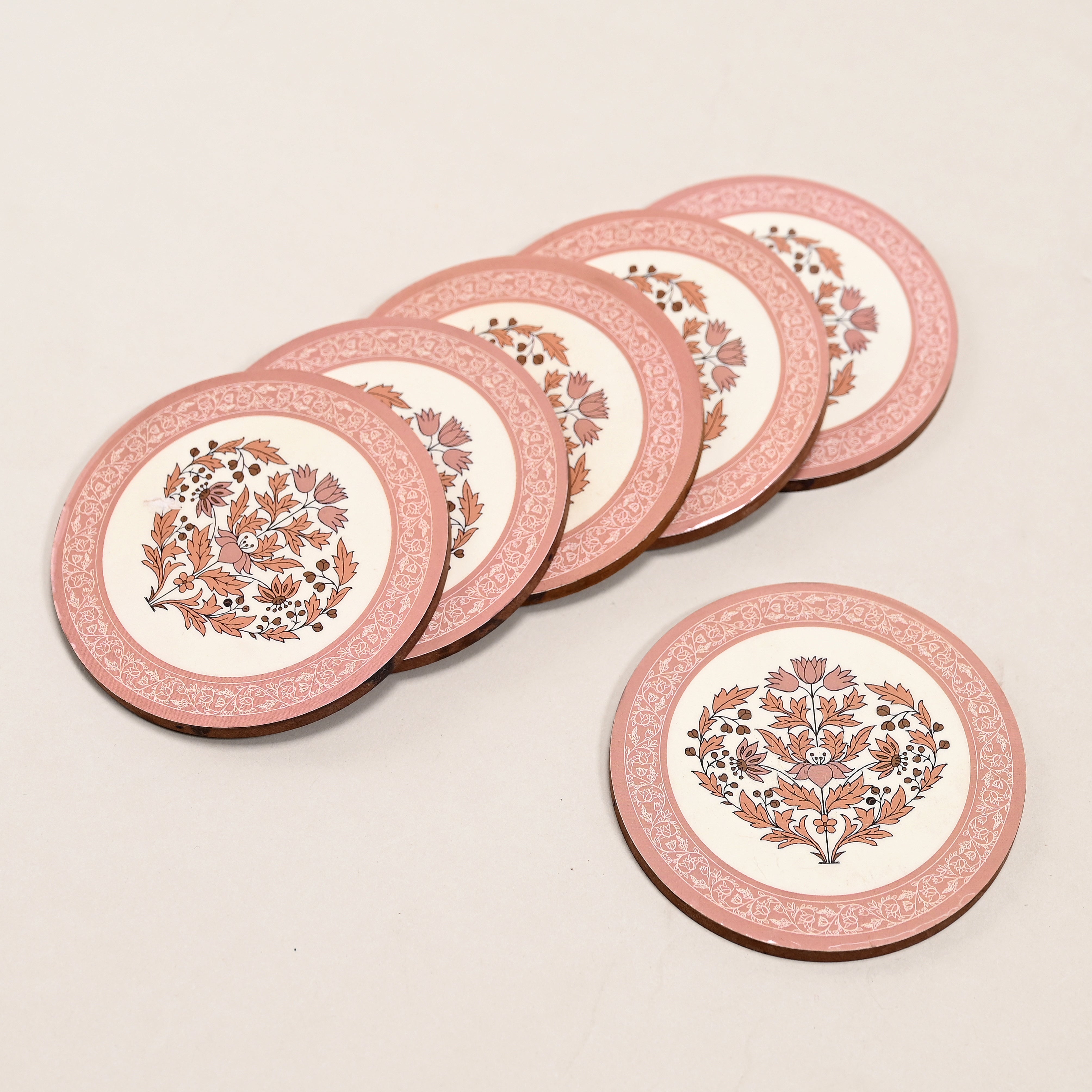 Elysian Beige Coaster Set of 6