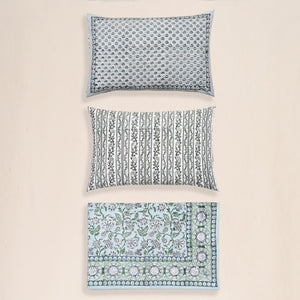 Hanami Jaal Hand Block Printed Bed Sheet