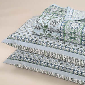 Hanami Jaal Hand Block Printed Bed Sheet