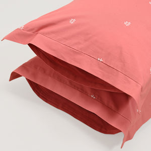 Gemini Bloom Bedsheet - Regal Embroidered 300 TC Luxury Cotton Sheets