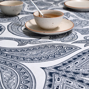 Stencil Chintz 6 Seater Table Cover