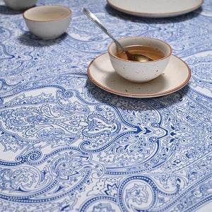 Stencil Art Paisely 6 Seater Table Cover