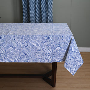 Stencil Art Paisely 6 Seater Table Cover