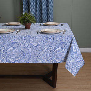 Stencil Art Paisely 6 Seater Table Cover