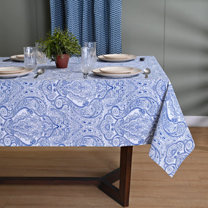 Stencil Art Paisely 6 Seater Table Cover