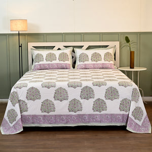 Rajmudra Block Printed Bed Sheet