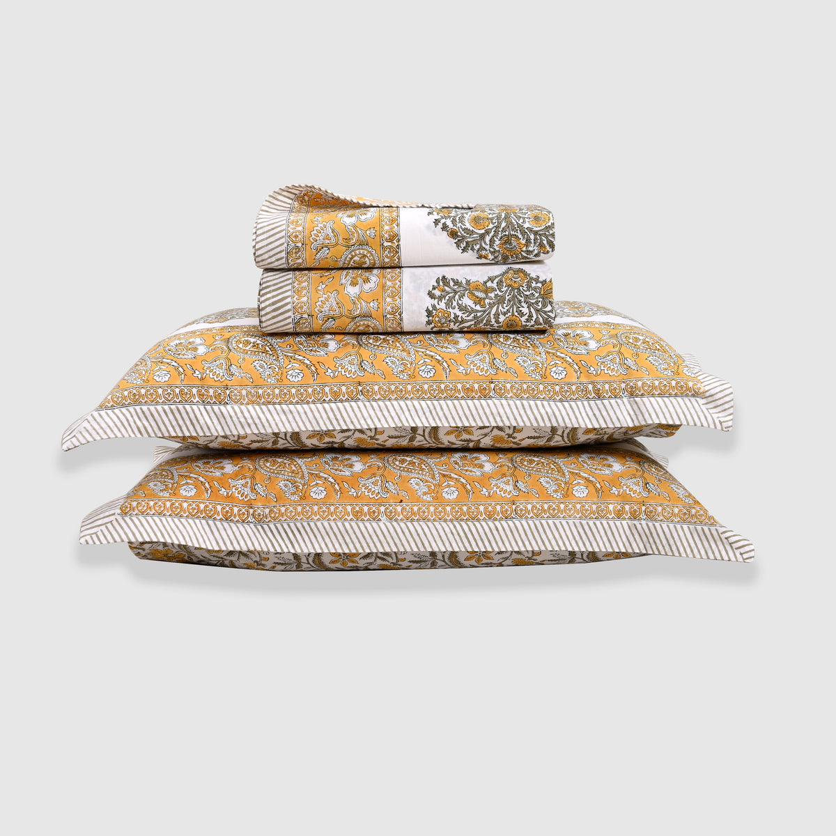 Rajmudra Block Printed Bed Sheet