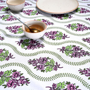 Floral Bale 6 Seater Table Cover