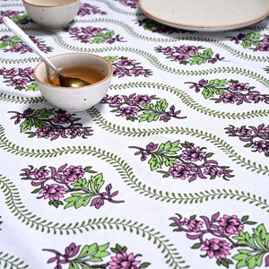 Floral Bale 6 Seater Table Cover
