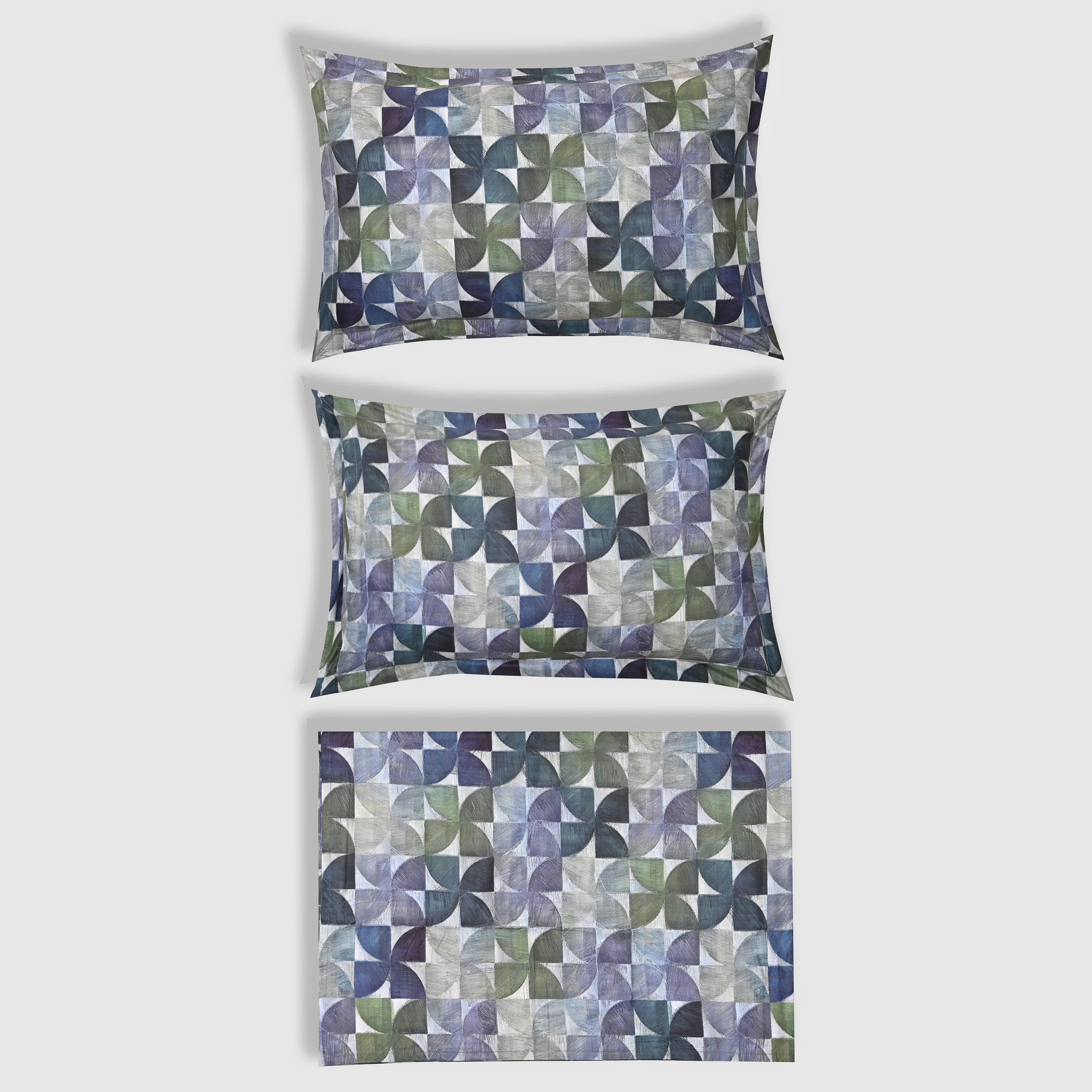Terra – Emerald | 300 TC Percale King Size Bed Sheet Set