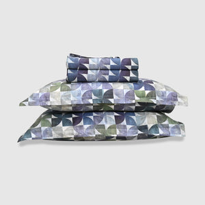Terra – Emerald | 300 TC Percale King Size Bed Sheet Set