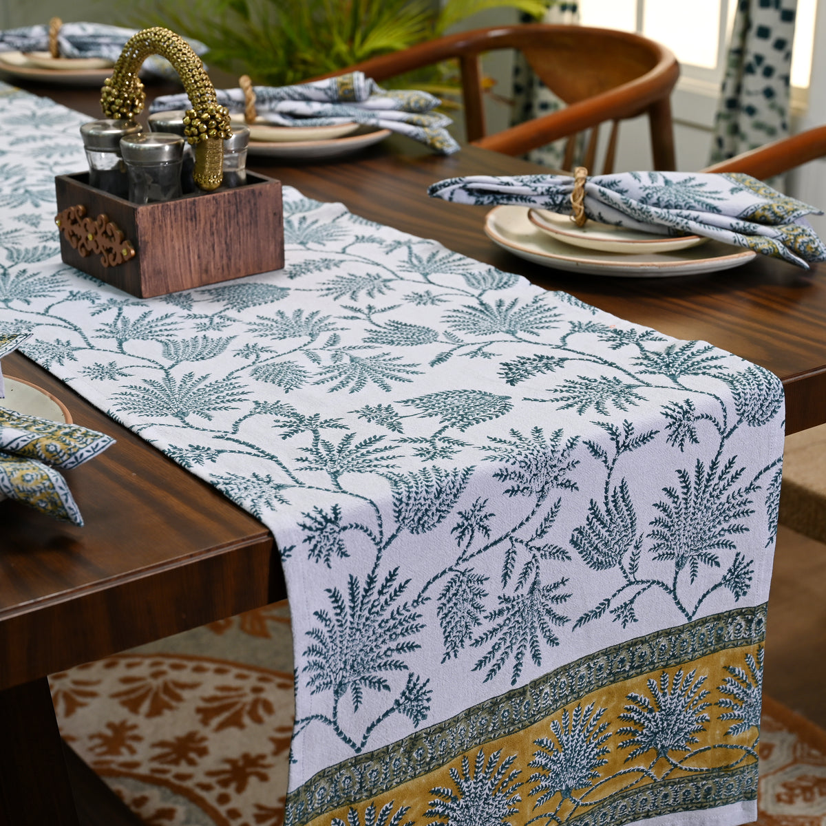 Orchid Oasis Table Runner