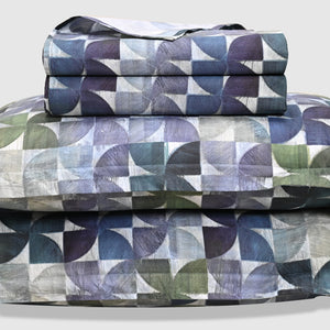 Terra – Emerald | 300 TC Percale King Size Bed Sheet Set