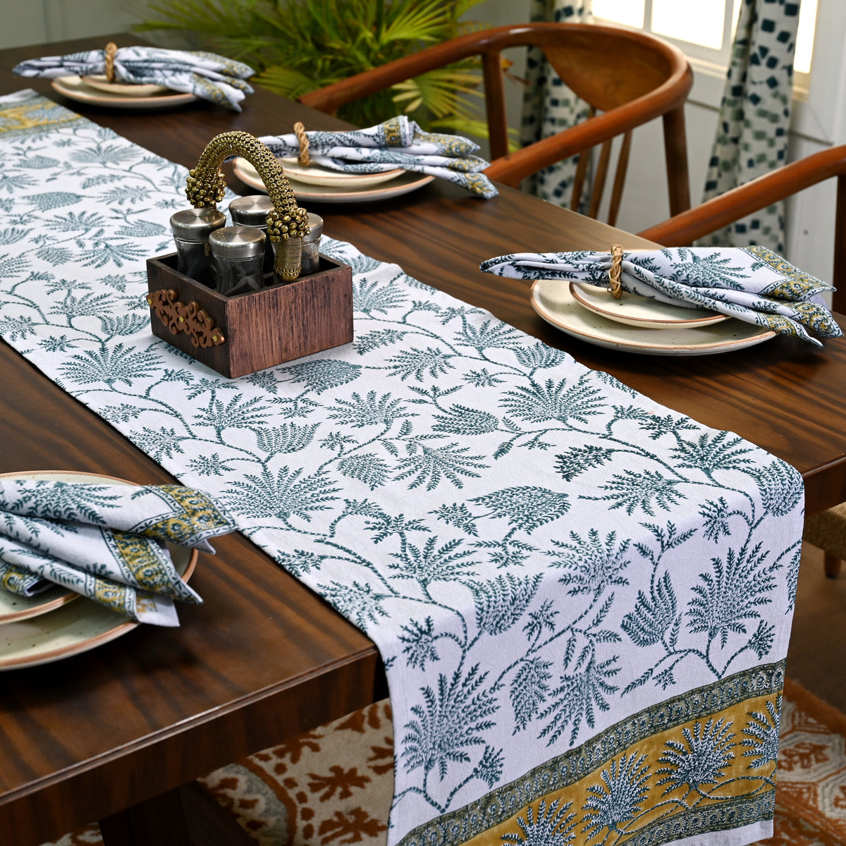 Orchid Oasis Table Runner