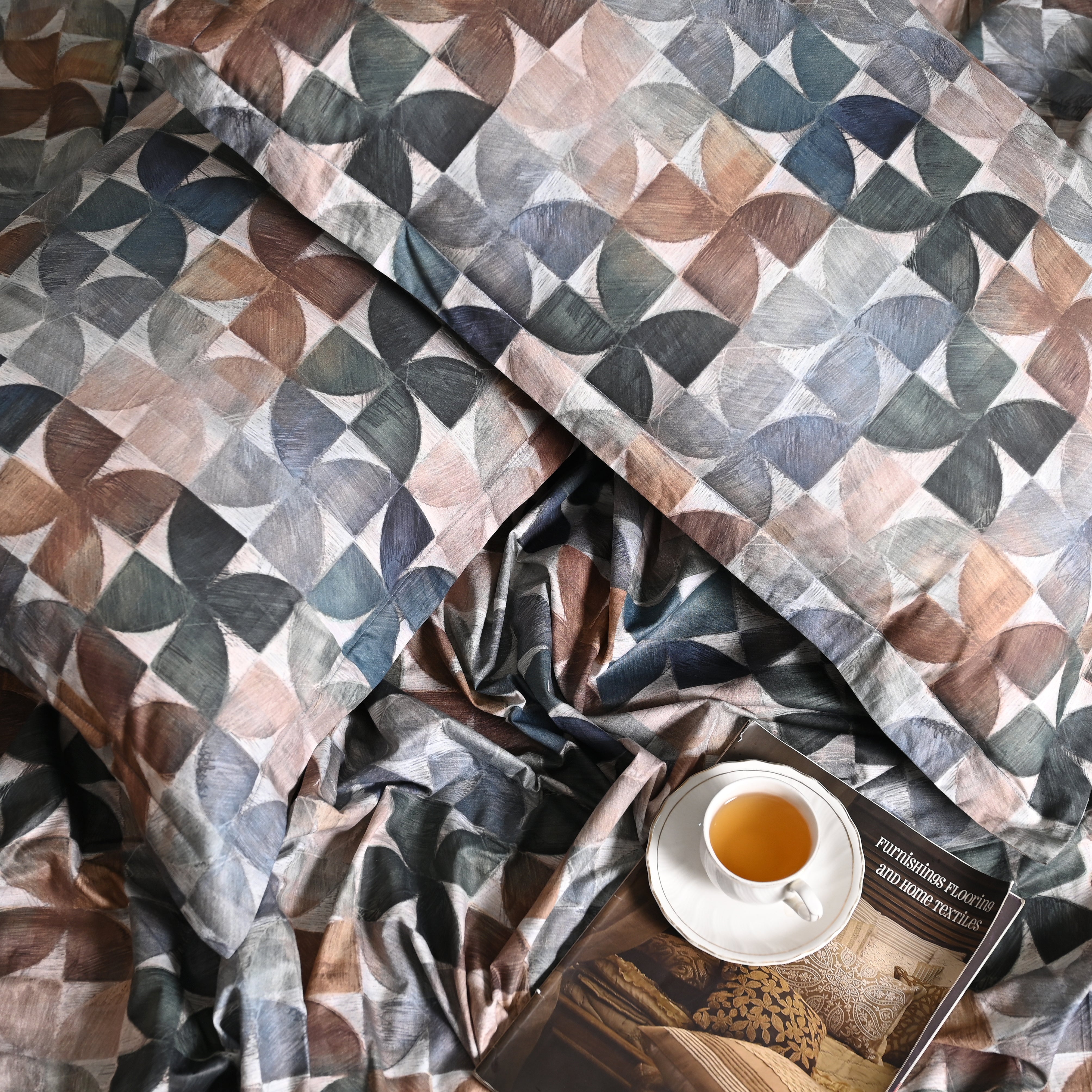 Terra – Clay | 300 TC Percale King Size Bed Sheet Set
