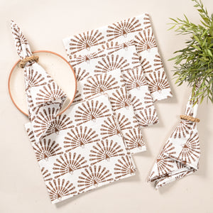 Mayura Rhombus Block Printed Napkin