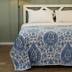 Damask Lightweight Cotton Dohar – Summer AC Blanket