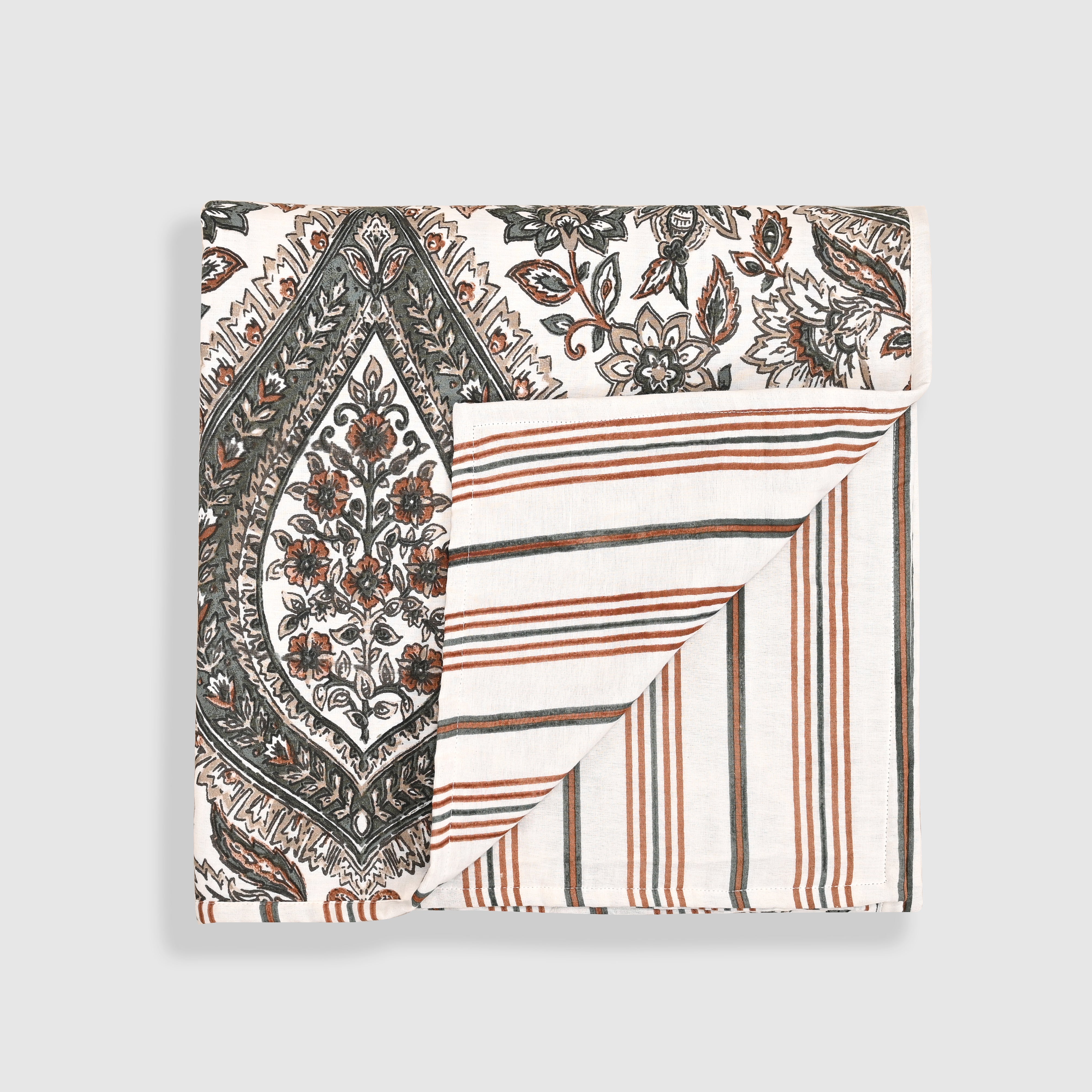 Damask Lightweight Cotton Dohar – Summer AC Blanket