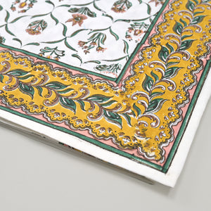 Gulal Block Printed Table Cover