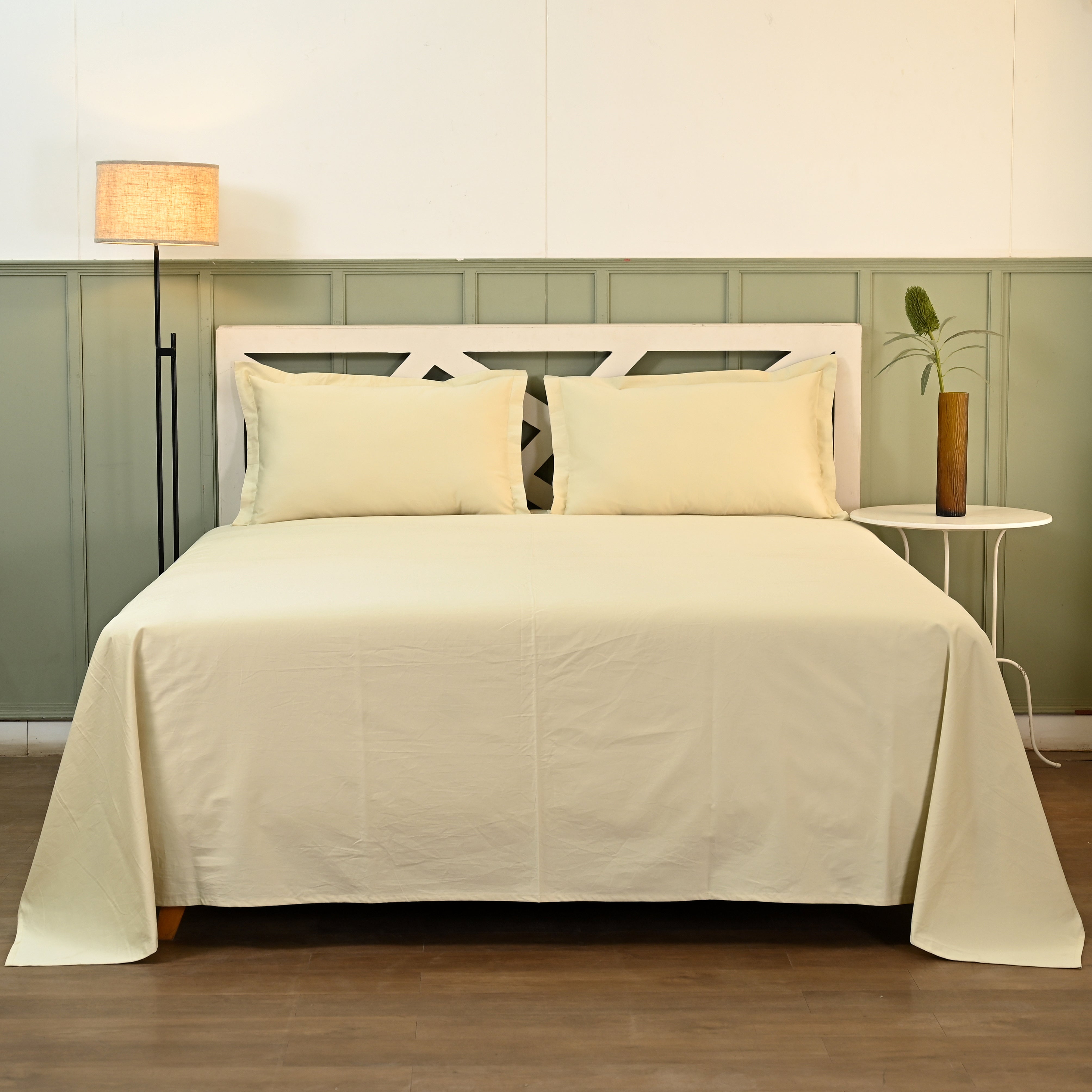 400 TC Premium Cotton Bed Sheet Set – Satin Weave Luxury Bedding