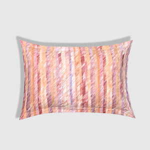 Kaleida - Peach | 300 TC Percale King Size Bed Sheet Set
