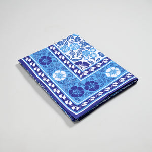 Linen Floral 12 Seater Table Cover