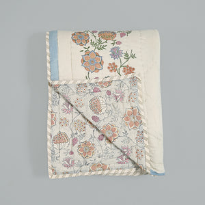 Victoria – Premium Jaipuri Hand Block Printed Quilt
