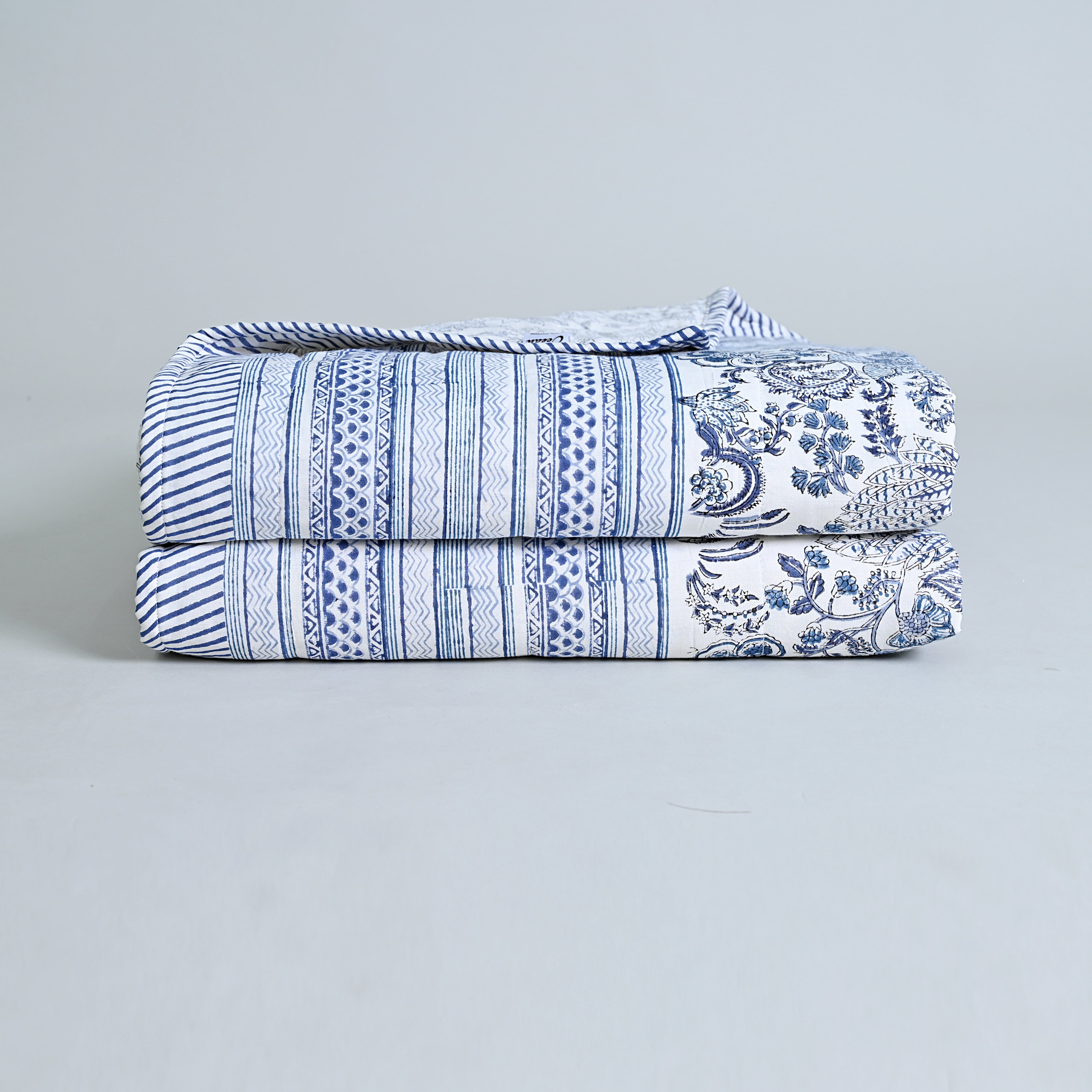 Ketki  Lightwight Flannel Filled, Soft Summer Blanket/ Dohar