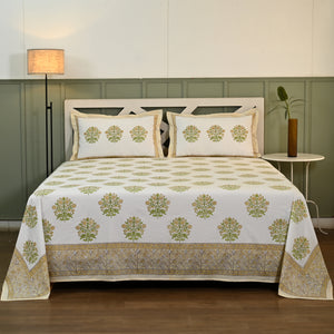 Florence Block Printed Bed Sheet Set