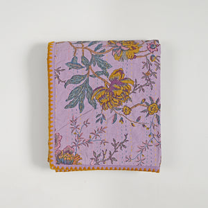 Gracious Hand Stitched Kantha Gudari/ Bed Cover