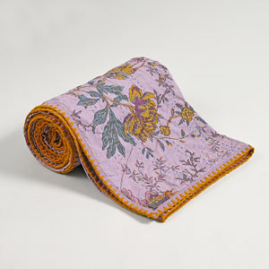 Gracious Hand Stitched Kantha Gudari/ Bed Cover