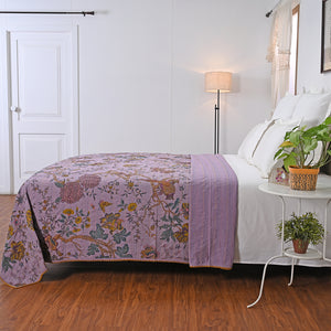Gracious Hand Stitched Kantha Gudari/ Bed Cover