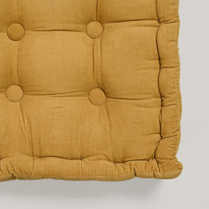 Cordroy Floor Cushion 9 Button