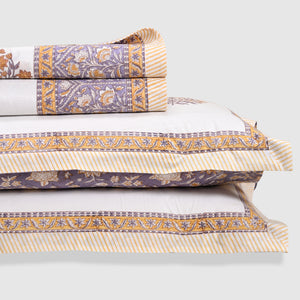Florence Block Printed Bed Sheet Set