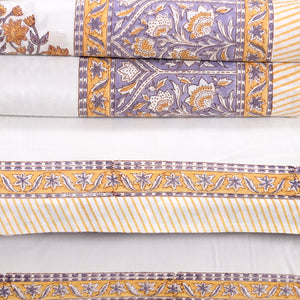 Florence Block Printed Bed Sheet Set