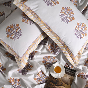 Florence Block Printed Bed Sheet Set