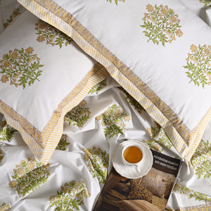 Florence Block Printed Bed Sheet Set