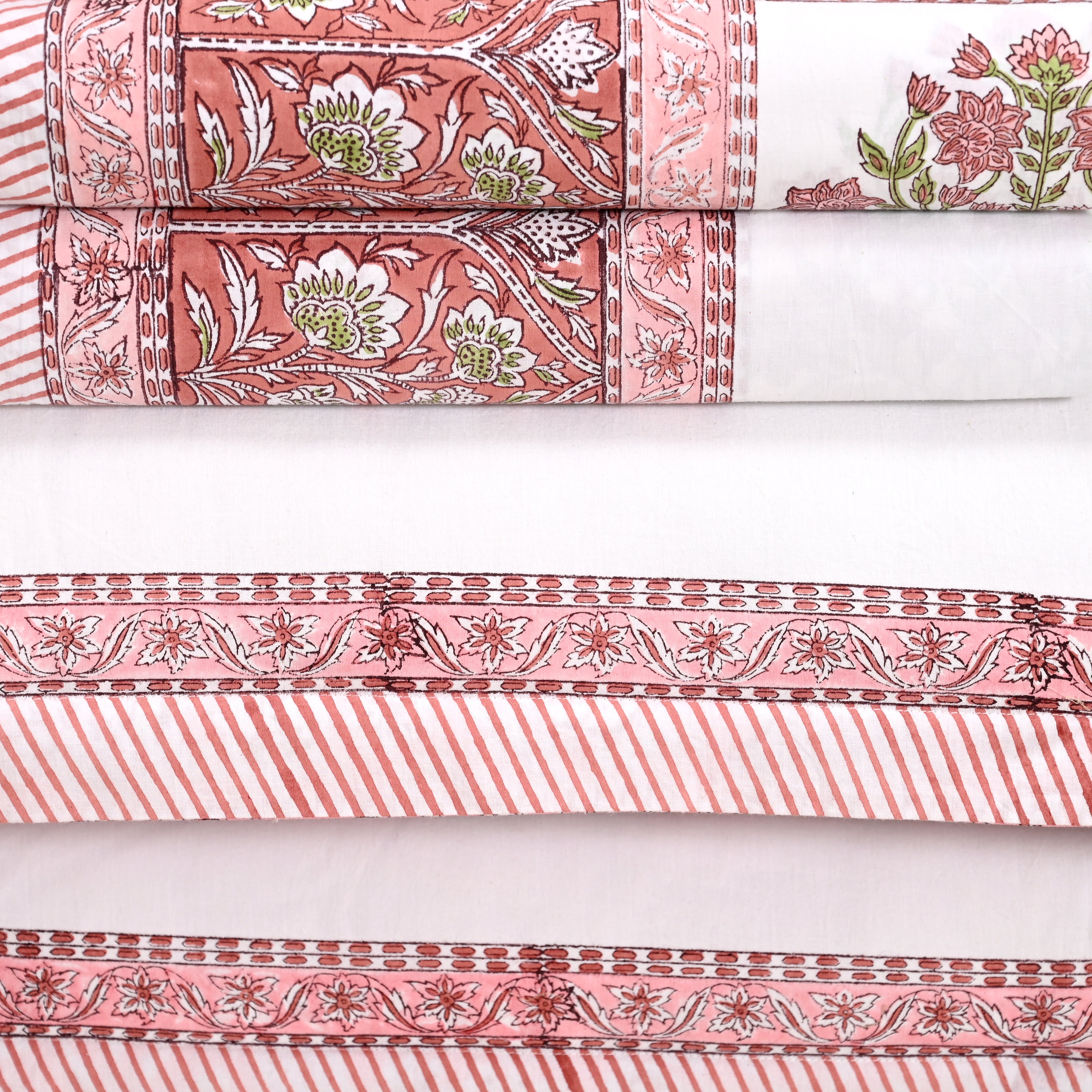Florence Block Printed Bed Sheet Set