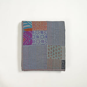 One of a kind Upcycled Applique Bed Cover 2